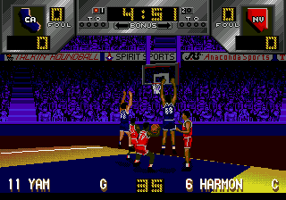 Dick Vitale's 'Awesome, Baby!' College Hoops (USA) In game screenshot